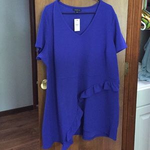 NWT Indigo blue Lane Bryant top